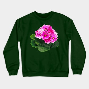 Pink Geranium Cluster Crewneck Sweatshirt